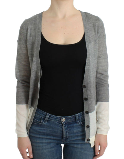Costume National Women's Grey lightweight cardigan