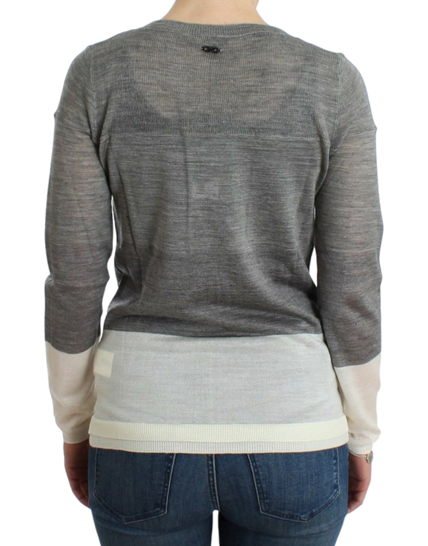 Costume National Women's Grey lightweight cardigan