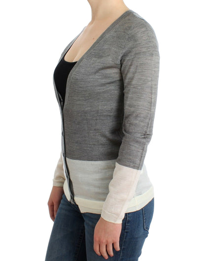 Costume National Women's Grey lightweight cardigan