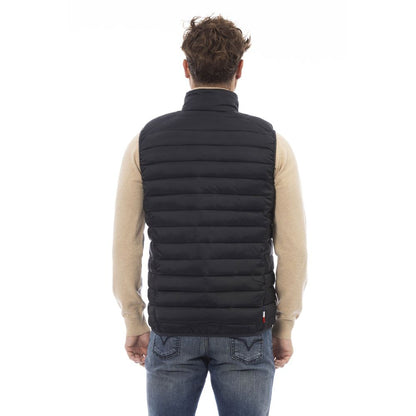 Vest by Invicta for men in polyamide black showcases a dynamic silhouette, perfectly balancing insulated with a dynamic for a sophisticated, high-fashion look.