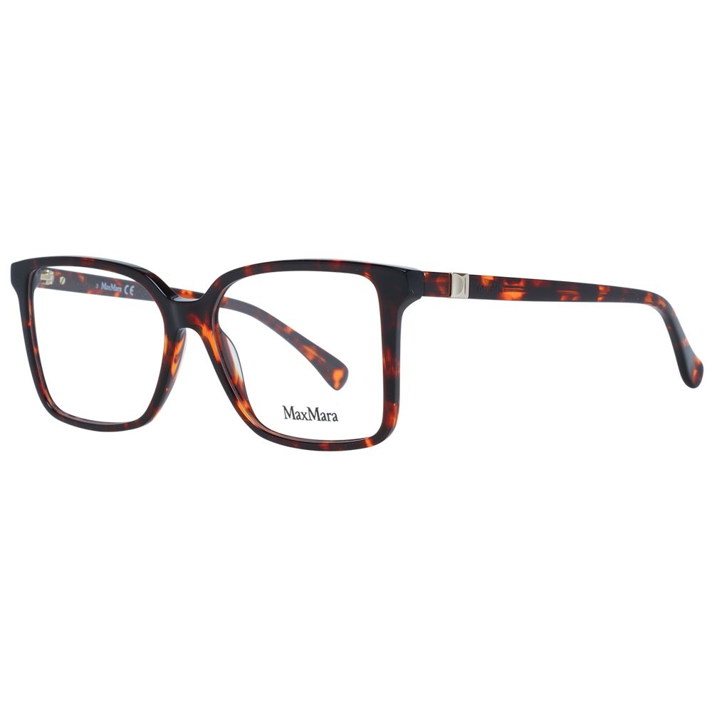 Eyeglasses Frames by Max Mara for women in and brown showcases an refined full-frame frame design featuring a sophisticated brown coloured frame for an refined and refined aesthetic.