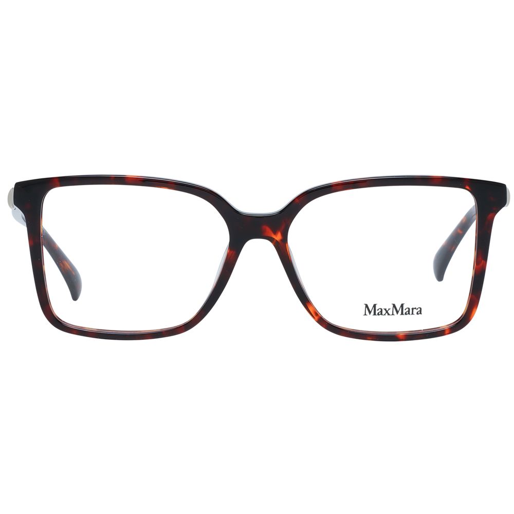 Eyeglasses Frames by Max Mara for women in and brown showcases a refined silhouette, detailed with a brown coloured frame finish and a sophisticated full-frame frame design.