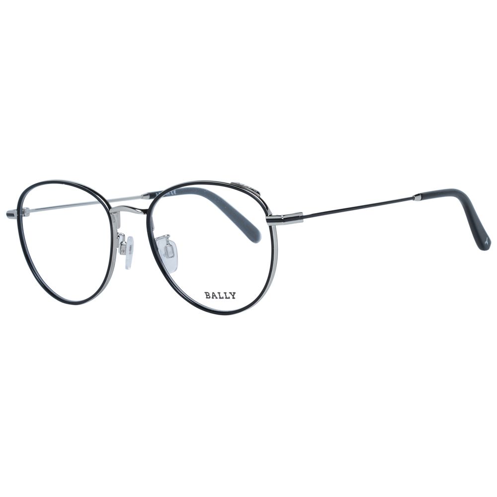 Eyeglasses Frames by Bally for unisex in and black showcases an refined full-frame frame design featuring a sophisticated black coloured frame for an refined and refined aesthetic.