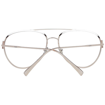 Eyeglasses Frames by Tod's for women in metal gold features an refined silhouette, showcasing the refined gold coloured frame and sophisticated full-frame frame design.