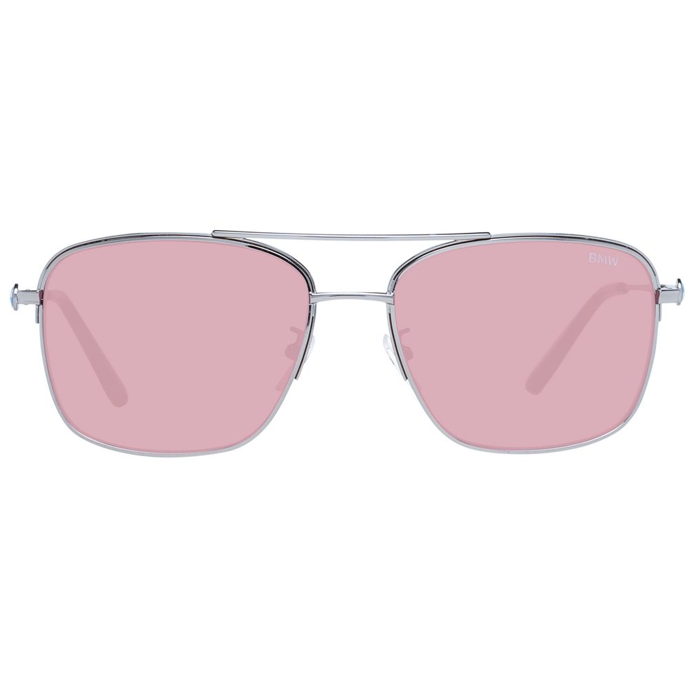 Sunglasses by BMW for men in metal bronze features an ethereal aviator full-rim frame design with bronze coloured frame frames and non-polarized category-2-medium-tint lens for a ethereal finish.