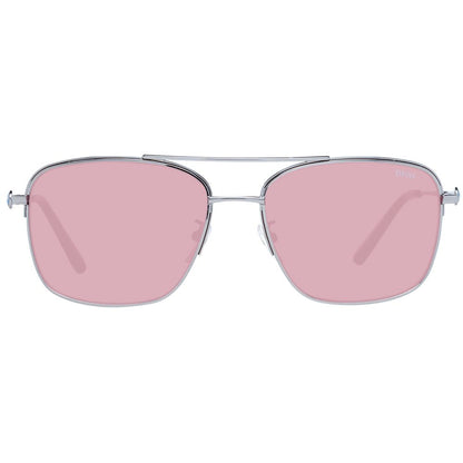 Sunglasses by BMW for men in metal bronze features an ethereal aviator full-rim frame design with bronze coloured frame frames and non-polarized category-2-medium-tint lens for a ethereal finish.