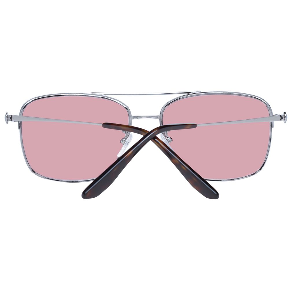 Sunglasses by BMW for men in metal and bronze presents a sumptuous silhouette, featuring bronze coloured frame and aviator full-rim frame design with non-polarized category-2-medium-tint lens for a sumptuous look.
