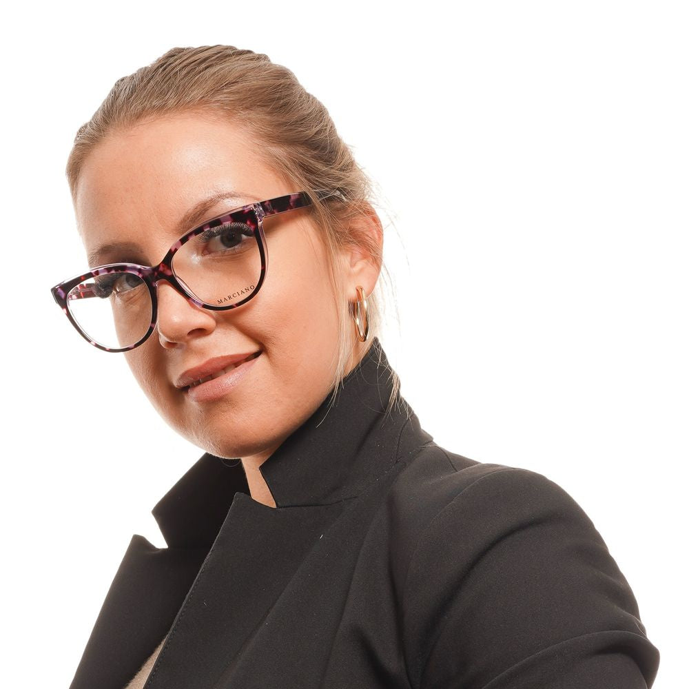 Eyeglasses Frames by Marciano by Guess for women in purple features an refined silhouette, showcasing the refined purple coloured frame and sophisticated full-frame frame design.