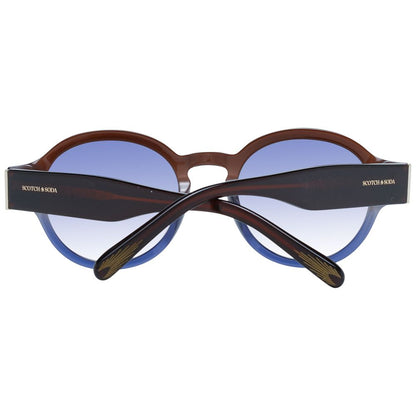 Scotch & Soda Round Gradient Medium-Tint Acetate Sunglasses - Brown