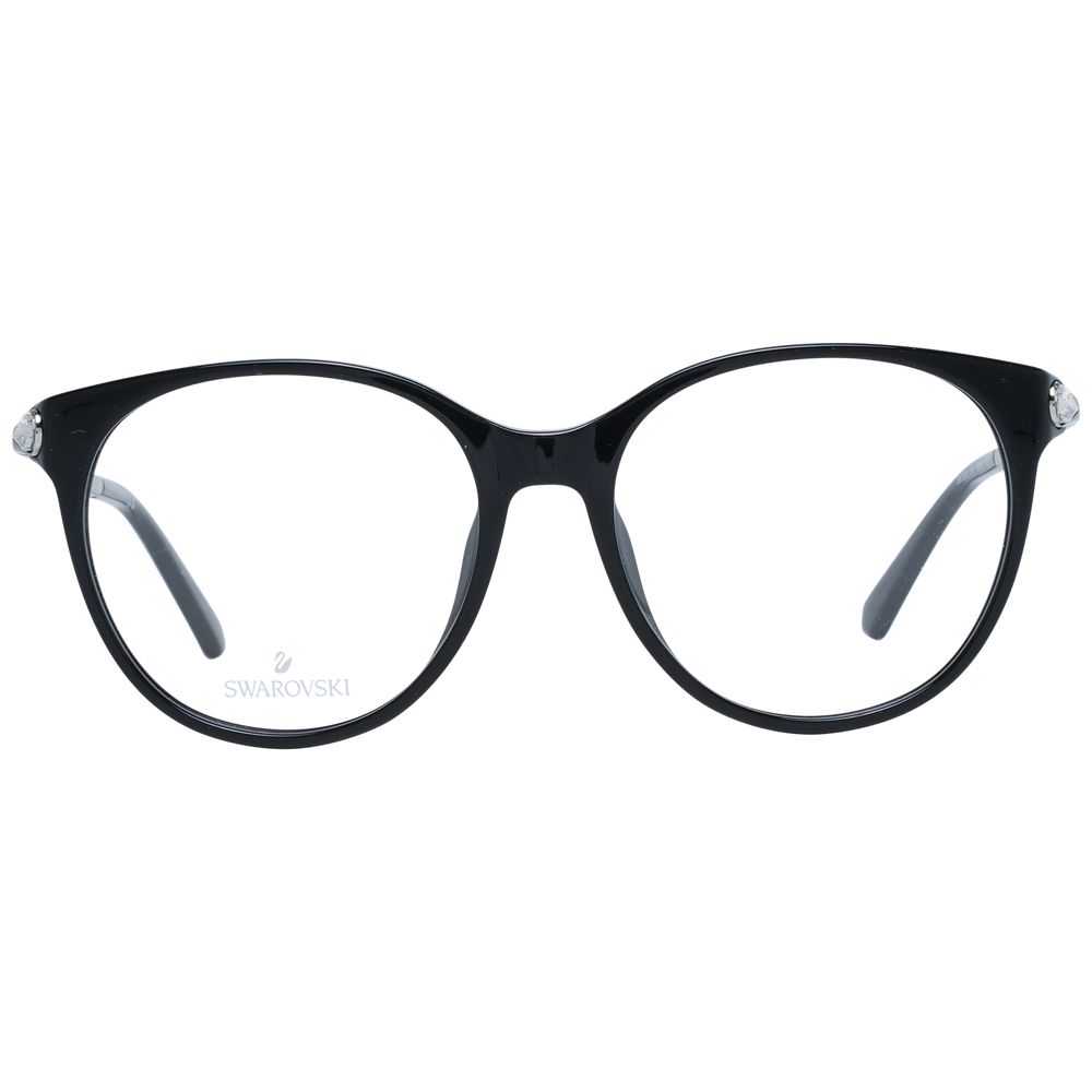 Eyeglasses Frames by Swarovski for women in black features a refined silhouette, showcasing a refined black coloured frame and full-frame frame design for a sophisticated, premium look.