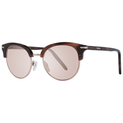 Sunglasses by Serengeti for women in metal & acetate brown showcases a ethereal silhouette, featuring brown coloured frame full-rim round frame design with polarized category-2-medium-tint lens for a ethereal finish.