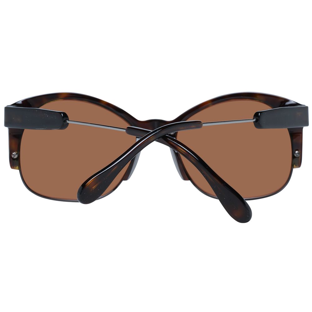 This Sunglasses by Serengeti for unisex in metal & acetate brown presents a sumptuous silhouette, showcasing a sumptuous full-rim round frame design in brown coloured frame and high-performance polarized category-3-dark-tint lens.