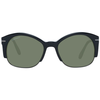 Sunglasses by Serengeti for unisex in and black presents a sumptuous silhouette, featuring black coloured frame and full-rim round frame design with polarized category-3-dark-tint lens for a sumptuous look.