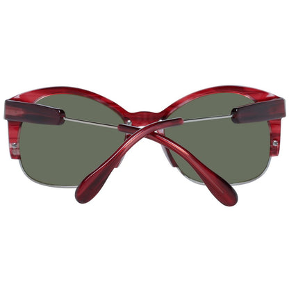 Sunglasses by Serengeti for unisex in metal & acetate red features a sumptuous silhouette, showcasing a sumptuous full-rim round frame design in red coloured frame with high-performance polarized category-3-dark-tint lens.