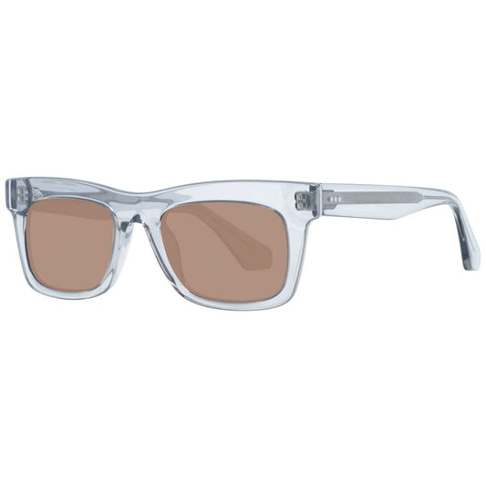 This Sunglasses by Sandro for women in acetate transparent presents a sumptuous silhouette, showcasing a sumptuous rectangle full-rim frame design in transparent coloured frame and high-performance non-polarized category-3-dark-tint lens.