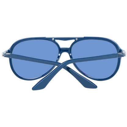 Sunglasses by Longines for men in plastic and black presents a sumptuous silhouette, featuring black coloured frame and aviator full-rim frame design with mirrored category-3-dark-tint lens for a sumptuous look.