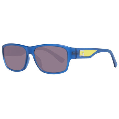 Guess Trapezium Gradient Medium-Tint Plastic Sunglasses - Blue