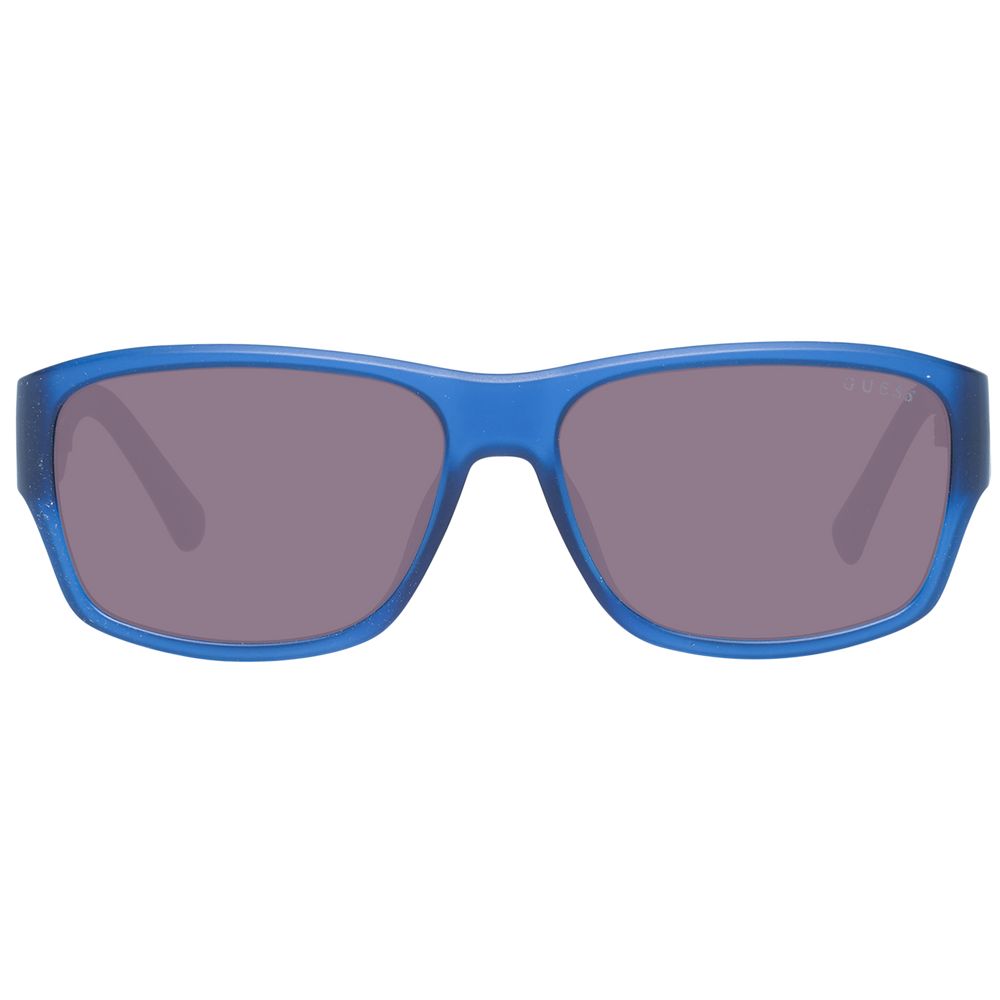 Guess Trapezium Gradient Medium-Tint Plastic Sunglasses - Blue