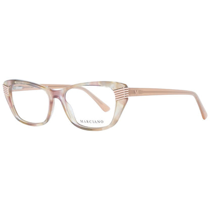 Eyeglasses Frames by Marciano by Guess for women in beige showcases a refined full-frame frame design with a refined beige coloured frame finish for a refined and sophisticated look.