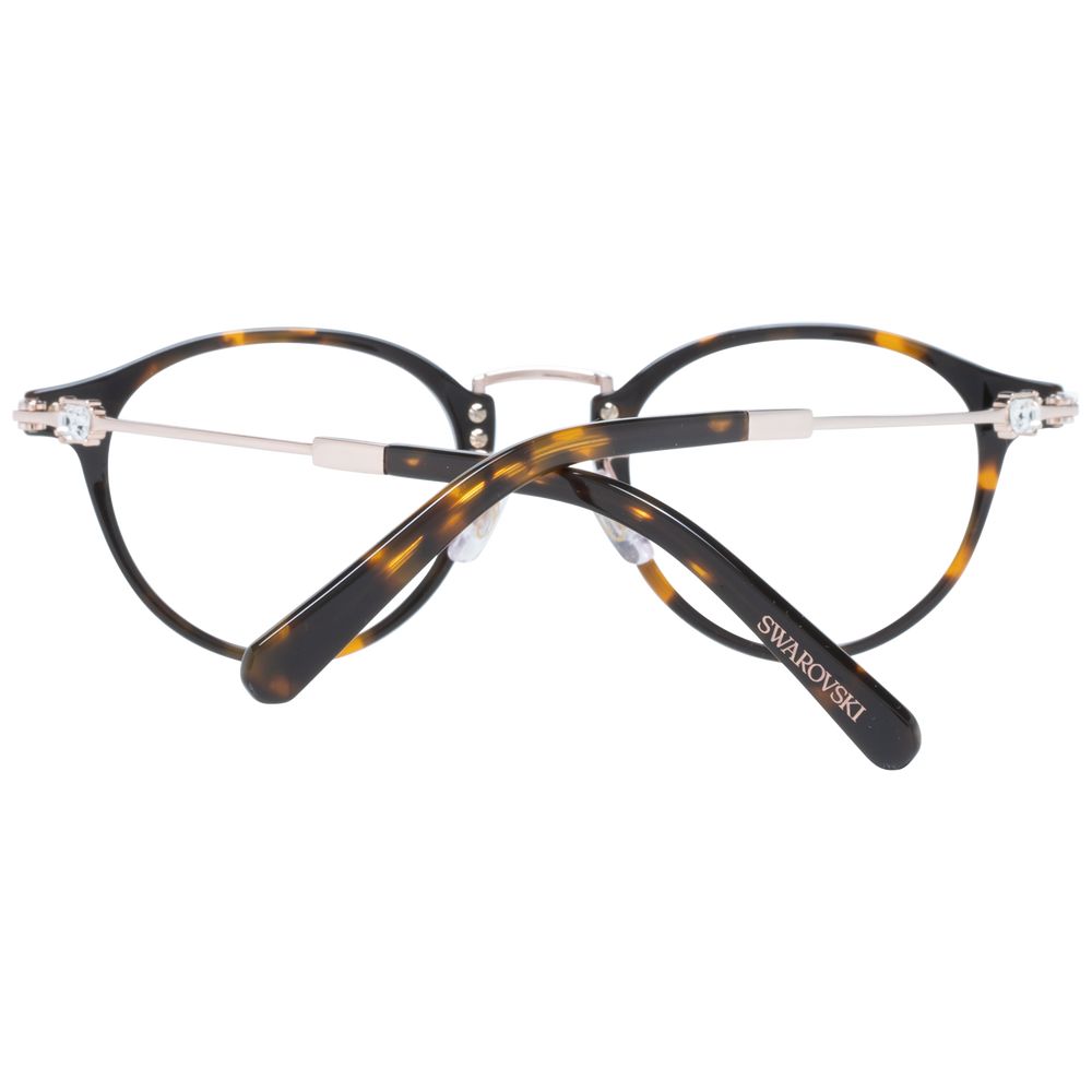 Eyeglasses Frames by Swarovski for women in and brown showcases a refined silhouette, detailed with a brown coloured frame finish and a sophisticated full-frame frame design.