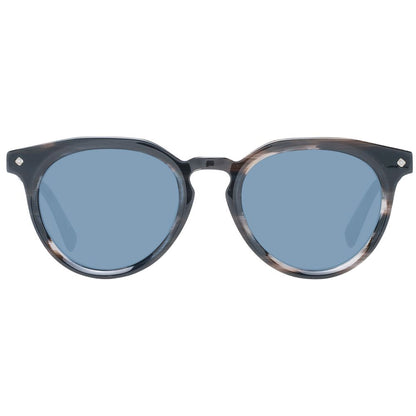 Scotch & Soda Panto Non-Polarized Dark-Tint Acetate Sunglasses - Black