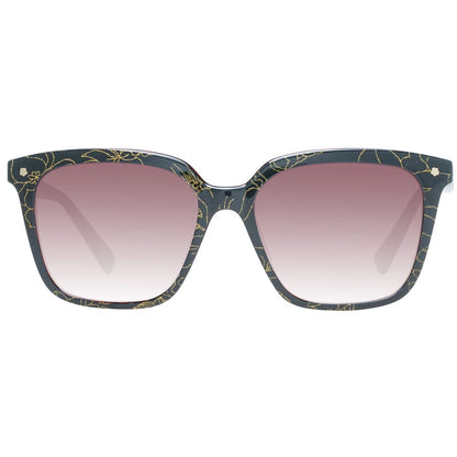 Sunglasses by Ted Baker for women in multicolor showcases a ethereal silhouette, featuring multicolor coloured frame full-rim square frame design with gradient category-3-dark-tint lens for a ethereal finish.
