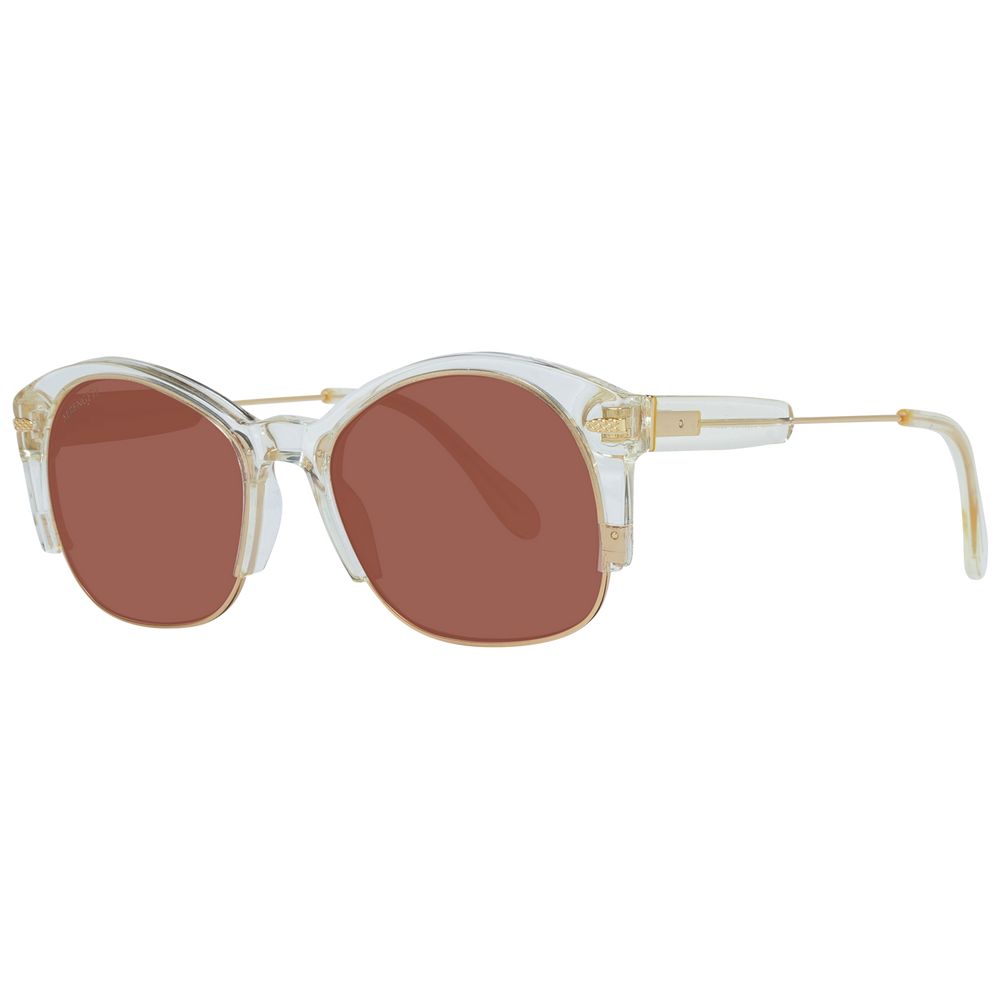Sunglasses by Serengeti for unisex in and gold presents a sumptuous silhouette, featuring gold coloured frame and full-rim round frame design with polarized category-2-medium-tint lens for a sumptuous look.