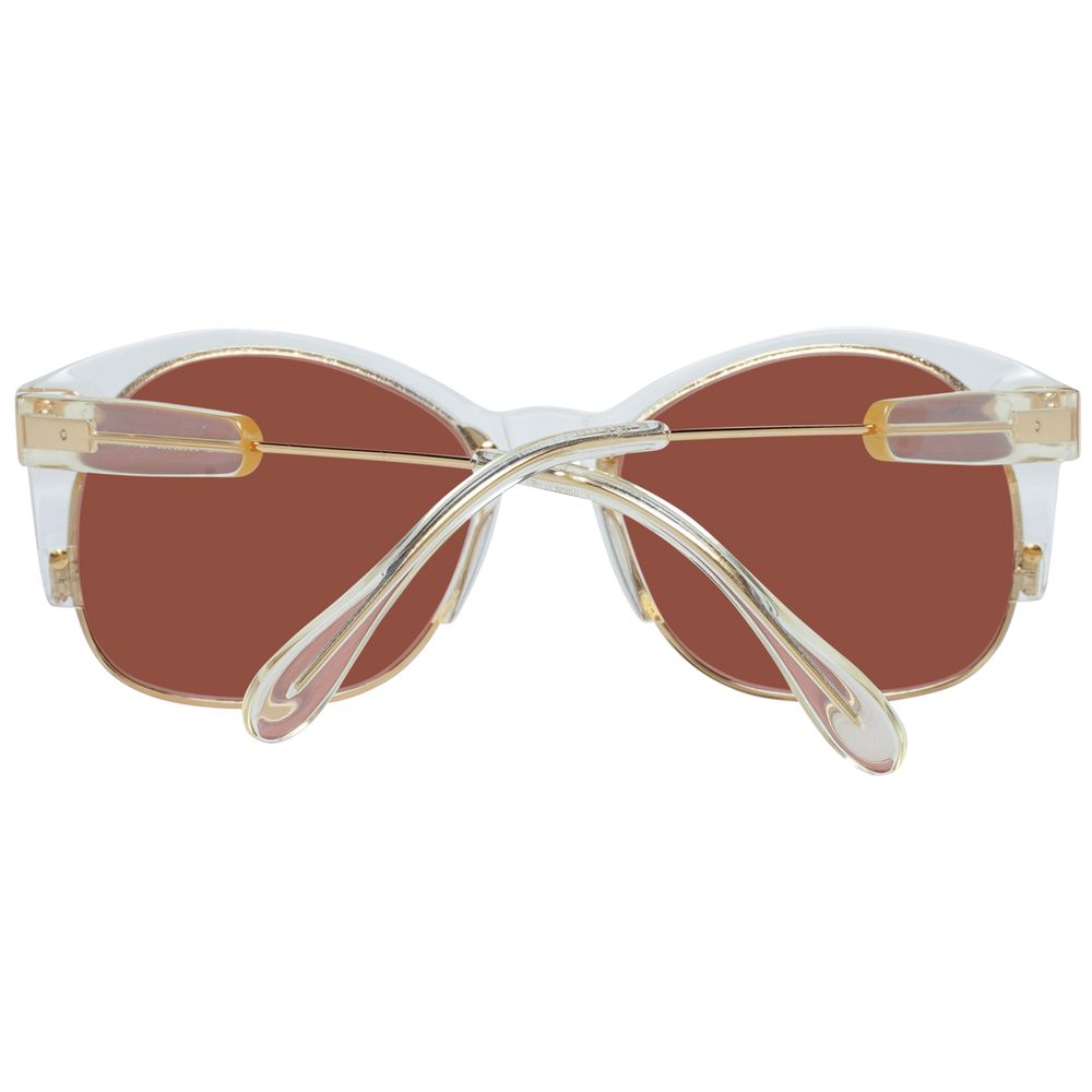 Sunglasses by Serengeti for unisex in gold features an lustrous full-rim round frame design with gold coloured frame detailing and polarized category-2-medium-tint lens for a lustrous aesthetic.