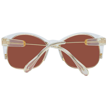 Sunglasses by Serengeti for unisex in gold features an lustrous full-rim round frame design with gold coloured frame detailing and polarized category-2-medium-tint lens for a lustrous aesthetic.