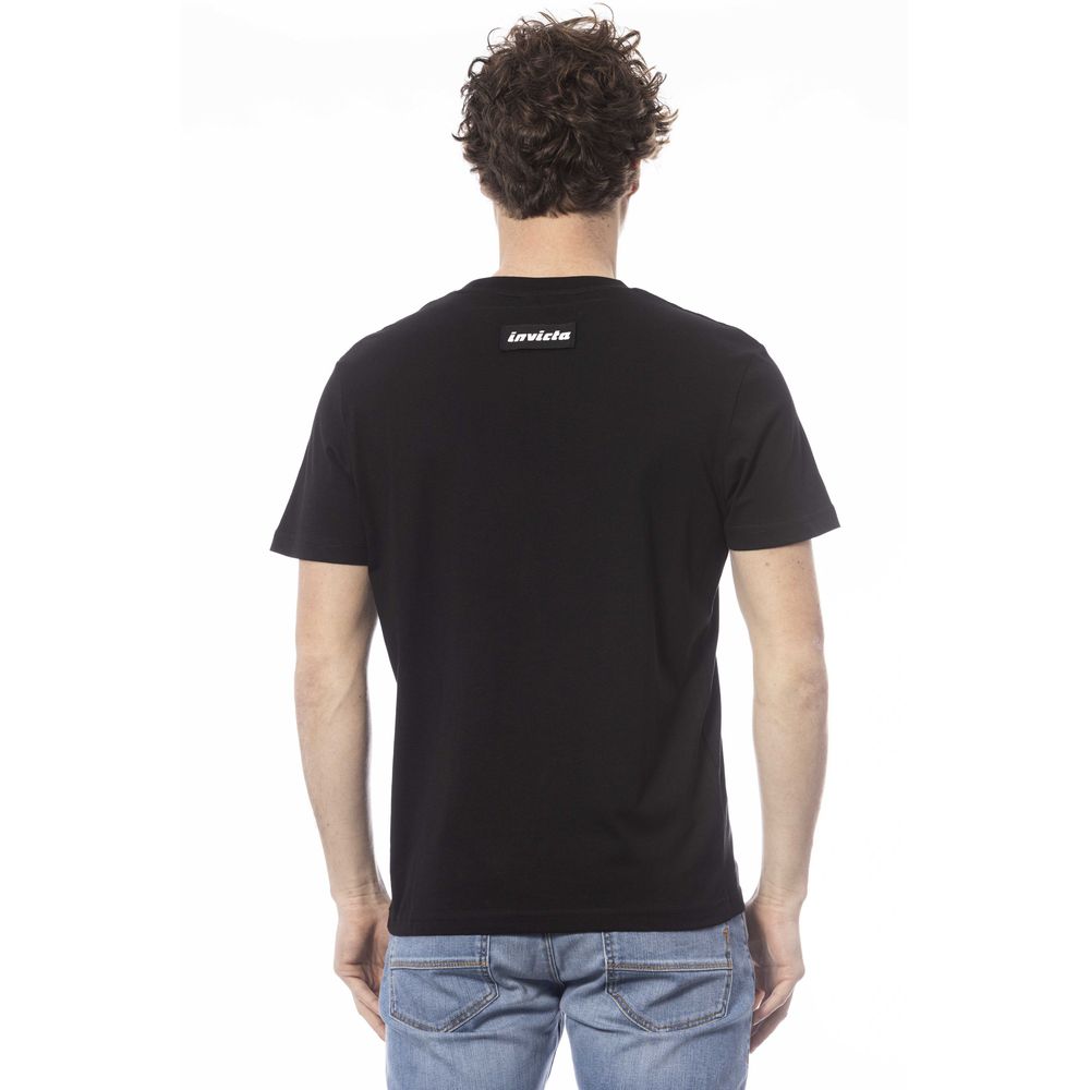 Black Cotton T-Shirt