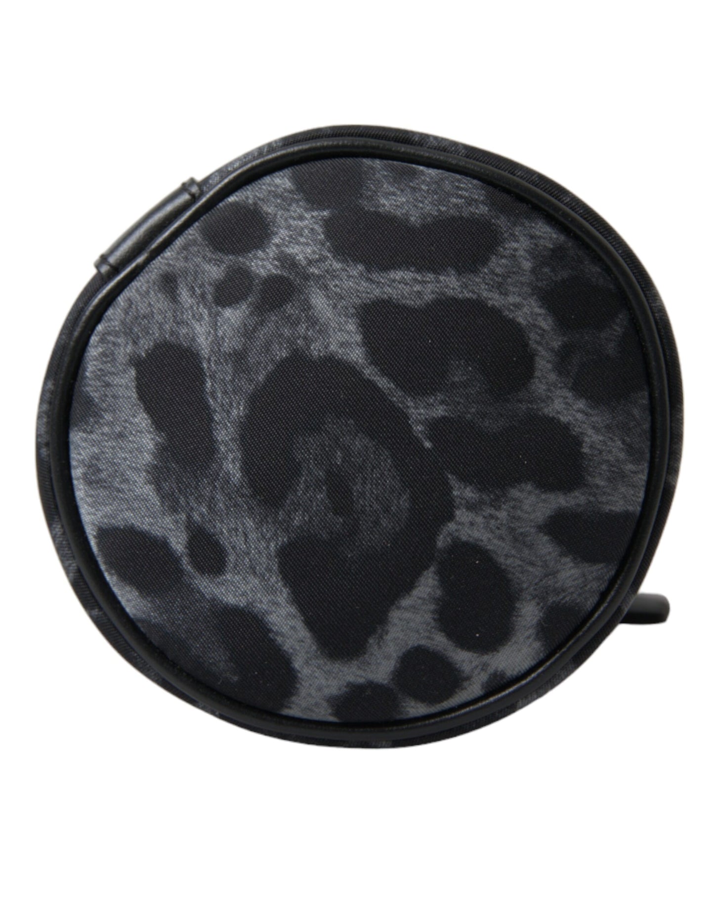 Drawstring Tote Bag by Dolce & Gabbana for men in nylon & leather black, leopard-print & print features an jet-setting Nylon Leather Drawstring Tote Bag design with a secure drawstring, jet-setting , and versatile for a jet-setting look.