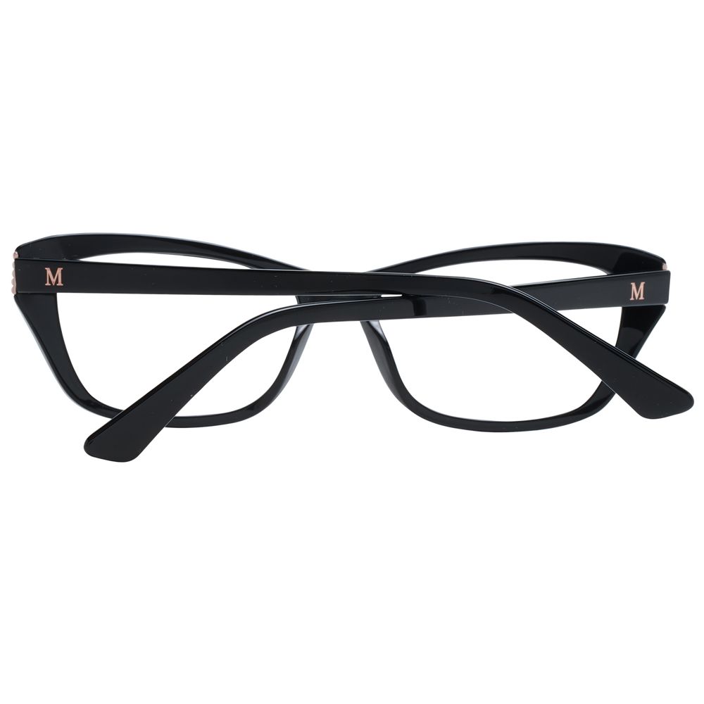 Eyeglasses Frames by Marciano by Guess for women in plastic and black showcases an refined full-frame frame design featuring a sophisticated black coloured frame for an refined and refined aesthetic.