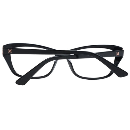 Eyeglasses Frames by Marciano by Guess for women in plastic and black showcases an refined full-frame frame design featuring a sophisticated black coloured frame for an refined and refined aesthetic.