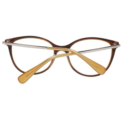 Eyeglasses Frames by Max Mara for women in metal and brown showcases a refined silhouette, detailed with a brown coloured frame finish and a sophisticated full-frame frame design.