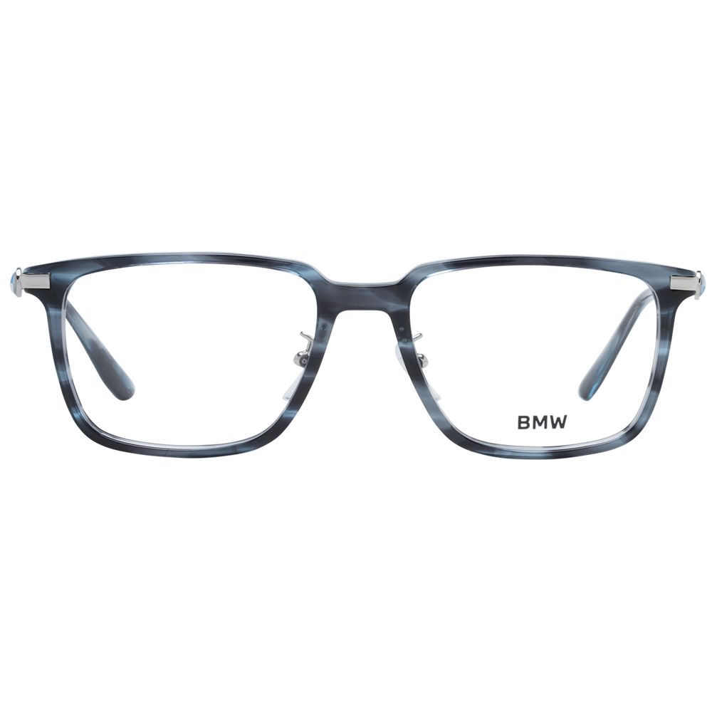 Eyeglasses Frames by BMW for men in plastic blue showcases a refined full-frame frame design with a refined blue coloured frame finish for a refined and sophisticated look.