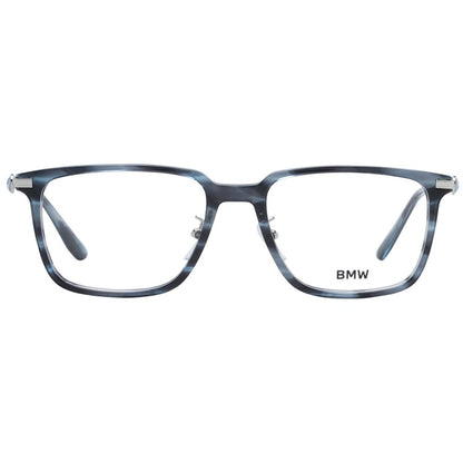 Eyeglasses Frames by BMW for men in plastic blue showcases a refined full-frame frame design with a refined blue coloured frame finish for a refined and sophisticated look.