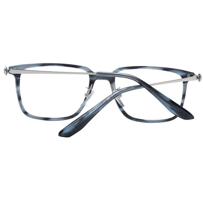 Eyeglasses Frames by BMW for men in plastic blue features an refined silhouette, showcasing a sophisticated blue coloured frame and refined full-frame frame design for a refined look.