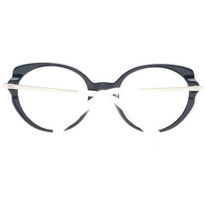 Eyeglasses Frames by Emilio Pucci for women in black showcases a refined full-frame frame design with a refined black coloured frame finish for a refined and sophisticated look.