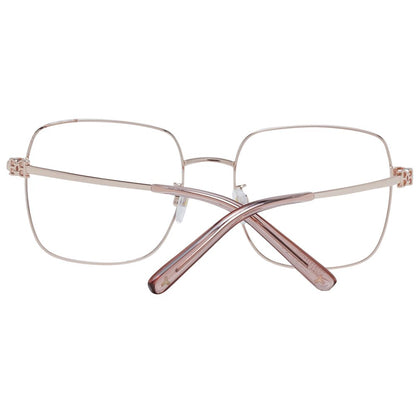 Eyeglasses Frames by Bally for women in cotton and rose-gold showcases a refined silhouette, detailed with a rose-gold coloured frame finish and a sophisticated full-frame frame design.