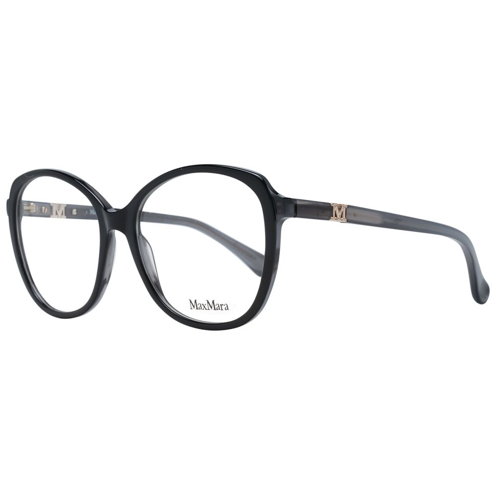 Max Mara Women's Butterfly Full-Rim Plastic Eyeglasses Frames - Black