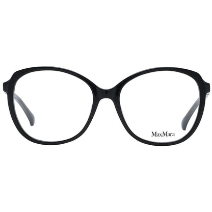 Max Mara Women's Butterfly Full-Rim Plastic Eyeglasses Frames - Black