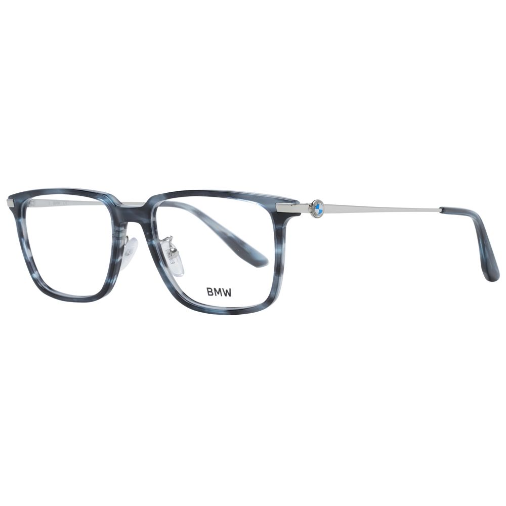 Eyeglasses Frames by Max Mara for women in plastic brown showcases a reflective silhouette, artfully incorporating a sophisticated brown coloured frame with a distinct full-frame frame design.