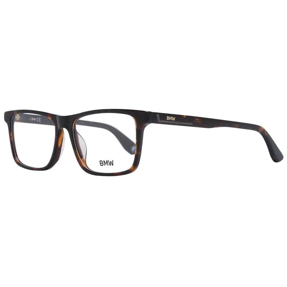 Eyeglasses Frames by BMW for men in plastic brown features a refined silhouette, showcasing a refined brown coloured frame and full-frame frame design for a sophisticated, premium look.