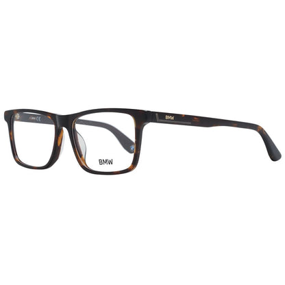 Eyeglasses Frames by BMW for men in plastic brown features a refined silhouette, showcasing a refined brown coloured frame and full-frame frame design for a sophisticated, premium look.