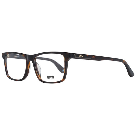 Eyeglasses Frames by BMW for men in plastic brown features a refined silhouette, showcasing a refined brown coloured frame and full-frame frame design for a sophisticated, premium look.