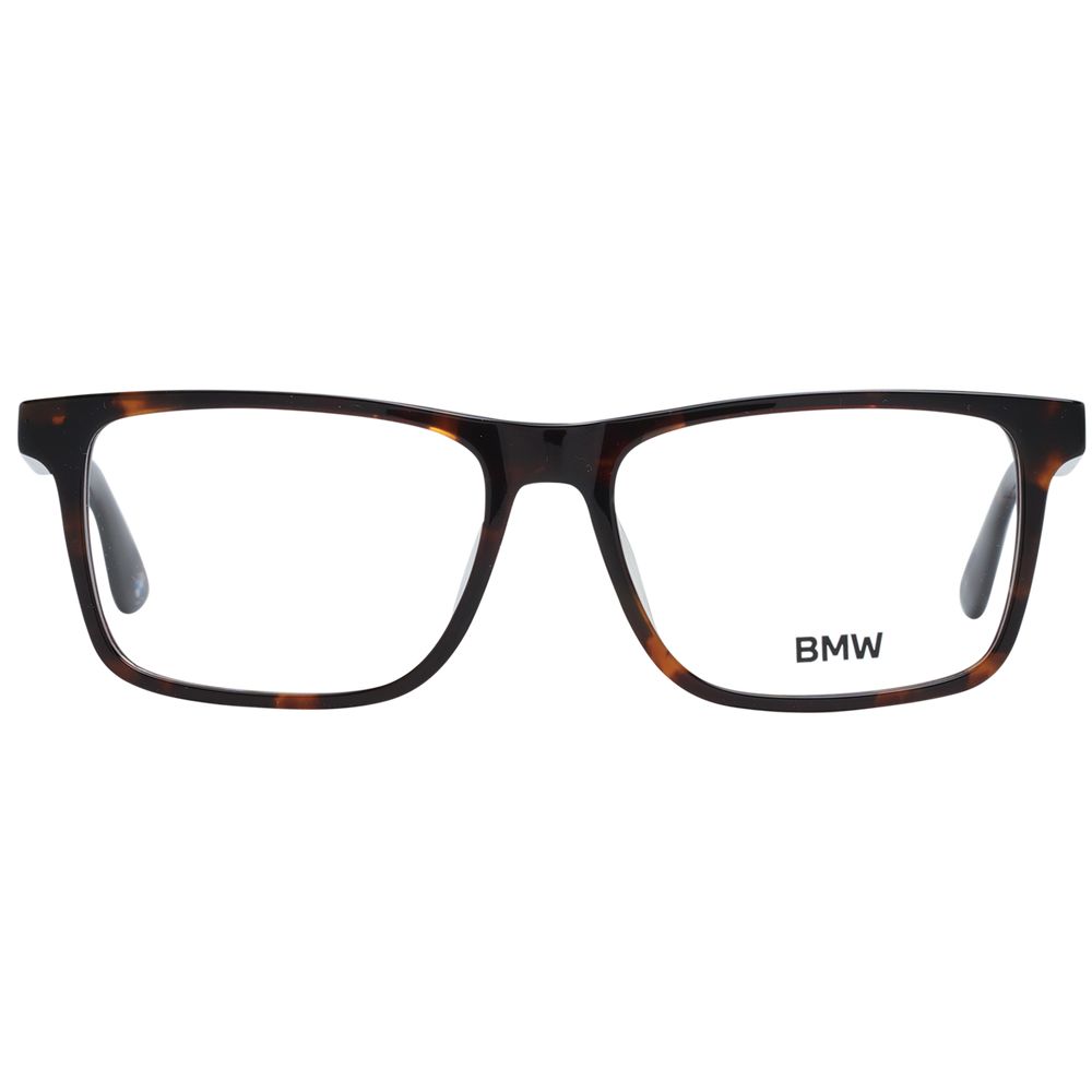 Eyeglasses Frames by BMW for men in plastic brown showcases a refined full-frame frame design with a refined brown coloured frame finish for a refined and sophisticated look.