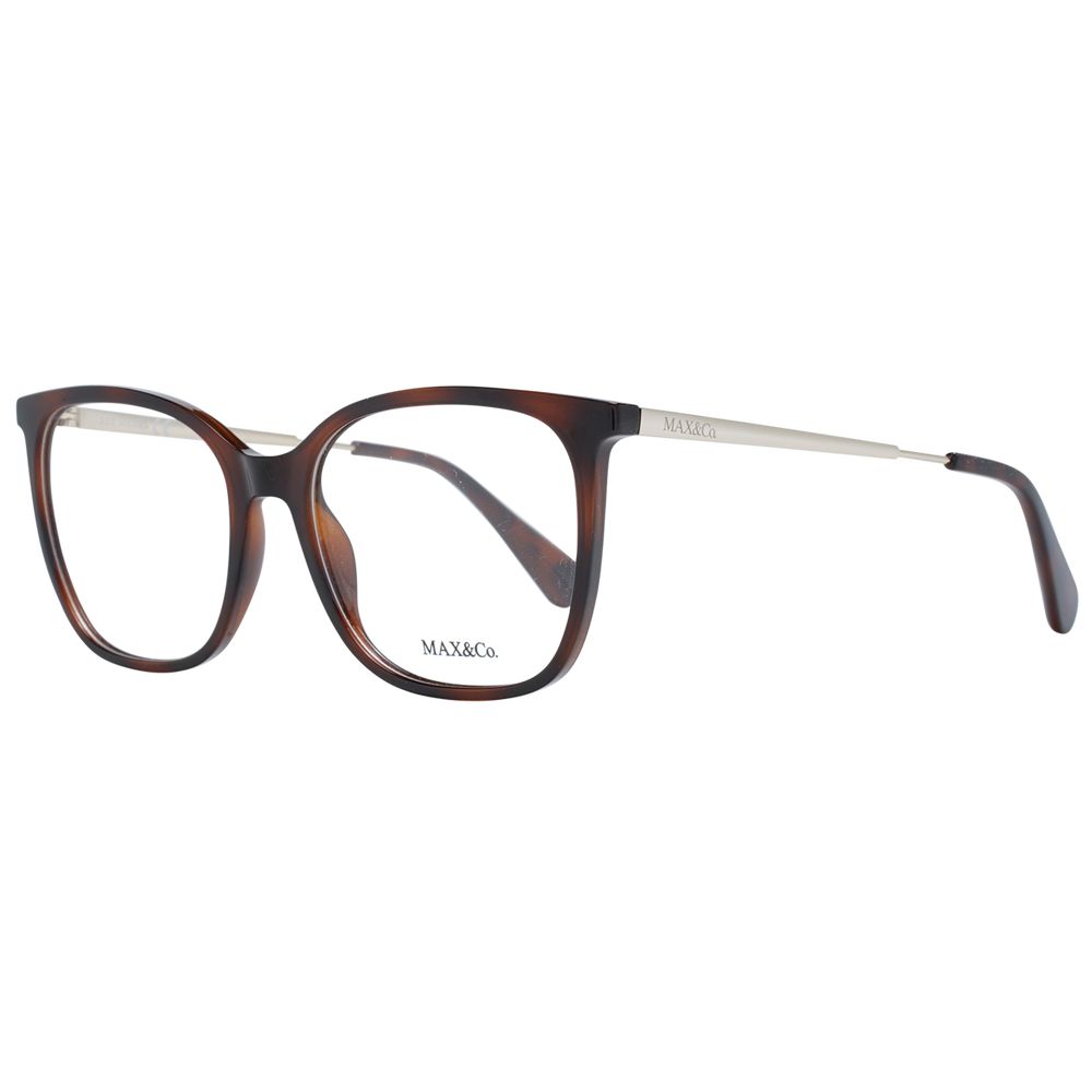 Eyeglasses Frames by Max & Co for women in metal and brown showcases a refined silhouette, detailed with a brown coloured frame finish and a sophisticated full-frame frame design.