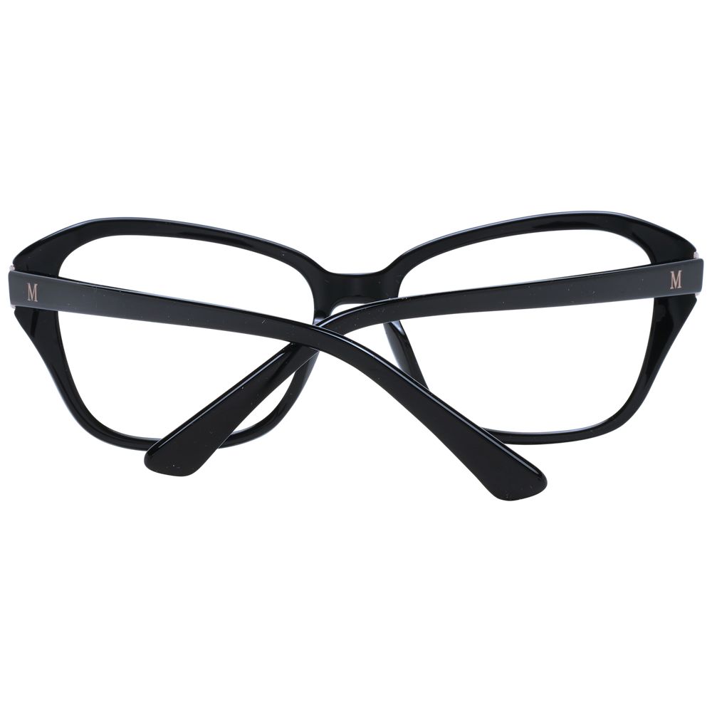 Eyeglasses Frames by Marciano by Guess for women in plastic and black showcases a refined silhouette, detailed with a black coloured frame finish and a sophisticated full-frame frame design.