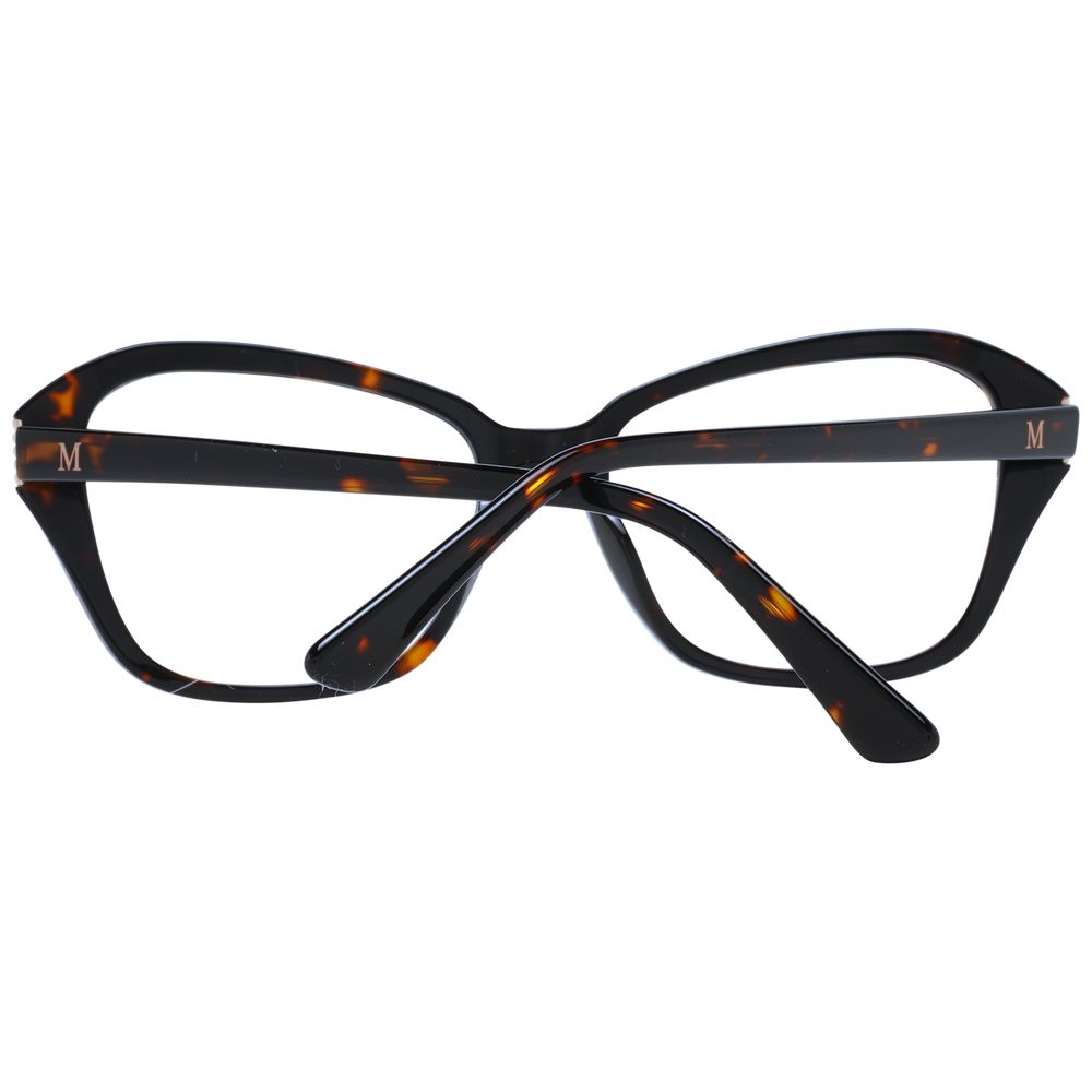 Eyeglasses Frames by Marciano by Guess for women in plastic and brown showcases a refined silhouette, detailed with a brown coloured frame finish and a sophisticated full-frame frame design.