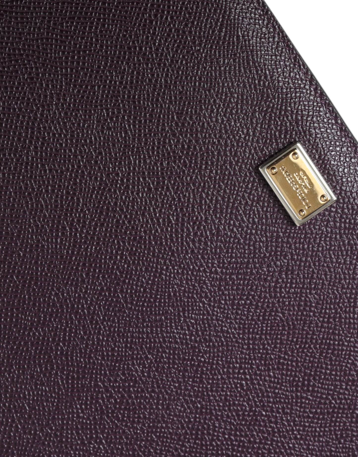 Pouch Toiletry Bag by Dolce & Gabbana for women in leather & metal brown features a distinguished Leather Metal Pouch Toiletry Bag design with a secure , organized , and versatile for travel.